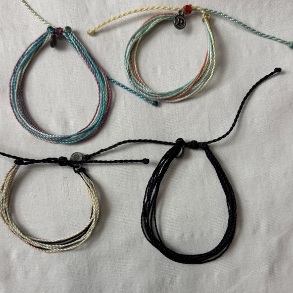 Pura Vida Multicolor String Bracelets Set of 12 - Picture 3 of 4